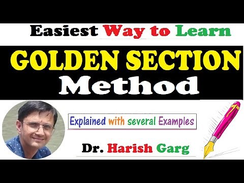 Golden Section Search Method for Unimodal Functions