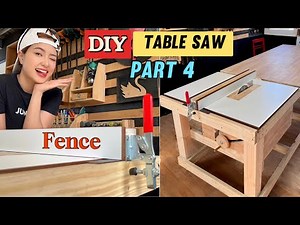 I Make A Table Saw Fence For My Homemade Table Saw | DIY Table Saw ( Part 4 )