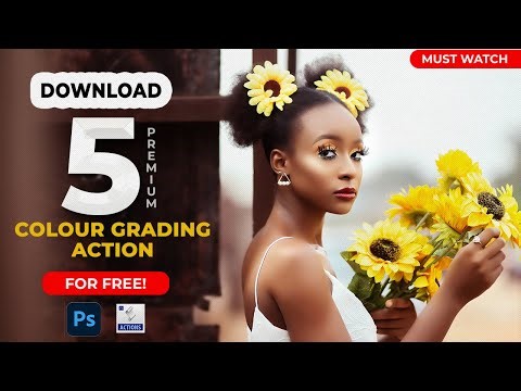 Download 5 Premium Color Grading Actions in Photoshop for Free!