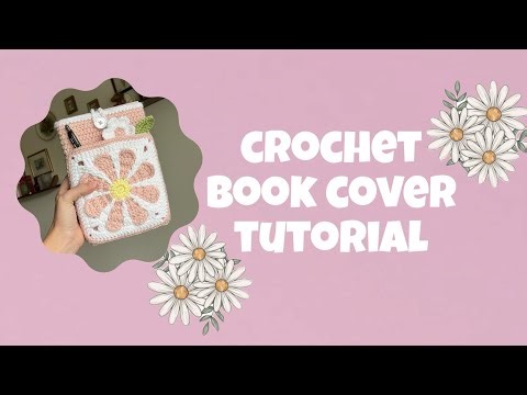 Crochet Book Cover Tutorial | Free Crochet Pattern