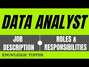 A Comprehensive Guide to the Data Analyst Job Description