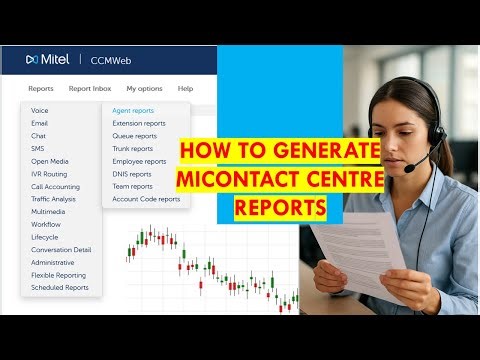 How To Generate MiContact Centre CX Reports | Mitel Academy