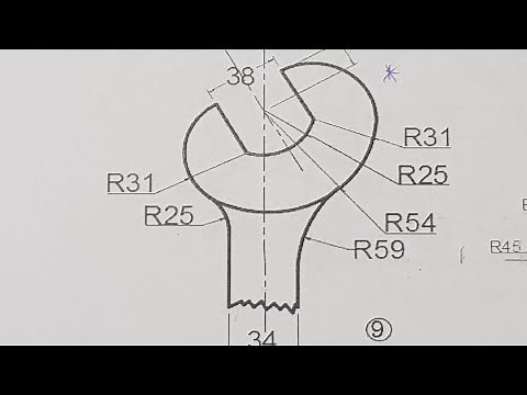 Spanner | Tangency | Technical Drawing