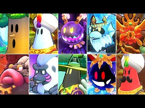 Kirby's Return to Dreamland Deluxe + Magolor Epilogue - All Bosses (No Damage)