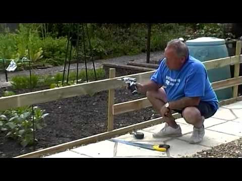 How to Make a Post and Rail Fence