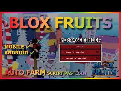 BLOX FRUITS Script Mobile AUTO FIND MIRAGE ISLAND | SUMMON MIRAGE