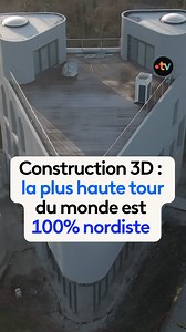 3.8K views · 26 reactions | Cette tour est le plus haut bâtiment du monde imprimé en 3D béton. Un matériau très particulier fabriqué dans le Nord Pas-de-Calais où il coûte moins cher et pollue moins. Le Créateur de ce projet un peu fou, c’est Antoine Motte, ingénieur. Sa mission de vie, comme il dit, c'est de résoudre le mal logement mondial grâce à ses imprimantes 3D. #imprimante3d #architecture #construction #batiment #3D | France 3 Picardie | Facebook