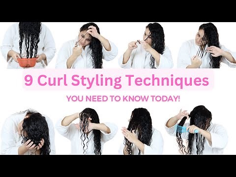 EVERY Curl Styling technique - Explained | Ft. Love Beauty & Planet CURLY Hair range