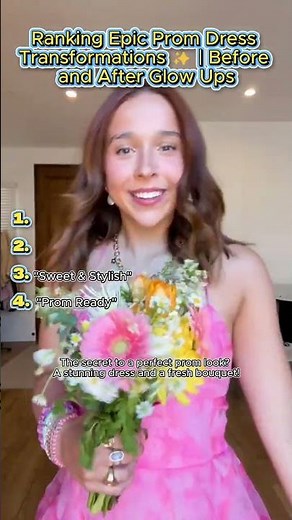 Ranking Epic Prom Dress Transformations ✨Before and After Glow Ups #shorts #transformation #prom2025