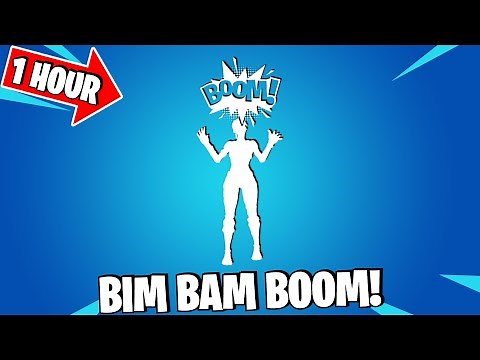FORTNITE BIM BAM BOOM EMOTE 1 HOUR DANCE! (Icon Series)