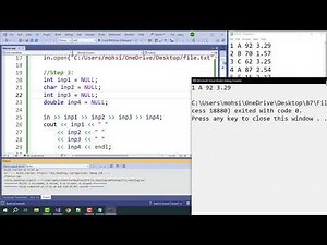 4. PF - File Handling - Reading Data of Different Types into Parallel Arrays