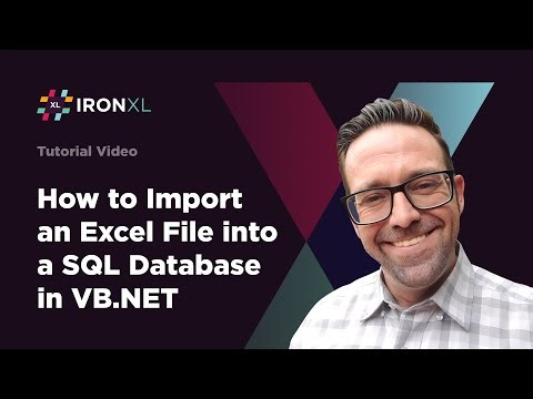 How to Import an Excel File into a SQL Database in VB NET | IronXL