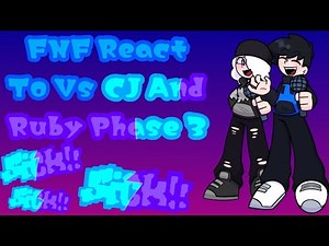 FNF React To Vs CJ And Ruby [ Artificial Lust ]