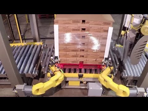 Robotic Case Palletizing & KForce Corner Board Stretch Wrapping System – Kaufman Engineered Systems