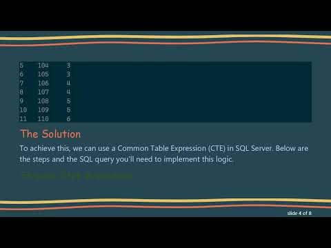 Update SQL Column Values with Grouped Sequence Numbers Based on Input Number