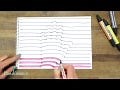An Incredibly Simple Way to Draw Your Hand in 3D