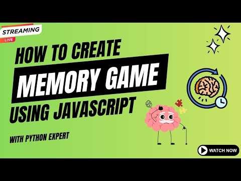 Build a Memory Game Using JavaScript 🧠 | HTML CSS JS Project for Beginners