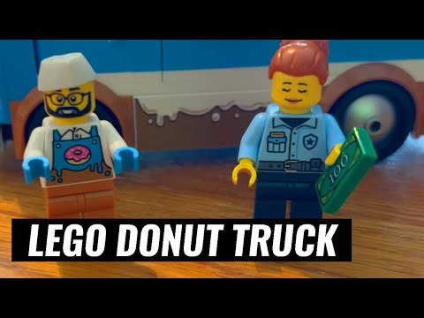 Building the LEGO City Donut Truck 🍩 | Set 60452 | Fun LEGO Build | Review