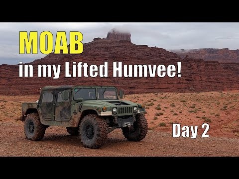 Day 2: Taking My Lifted Humvee to Moab | Exploring Chicken Corners Trail - LSxHumvee