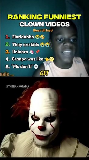🤡😂 Top Funniest Clown Moments – Ranked #funny #fyp