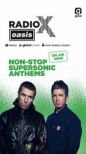 Radio X Oasis is LIVE! Playing non-stop supersonic anthems. Listen on DAB digital radio and Smart Speaker. | Radio X | Facebook