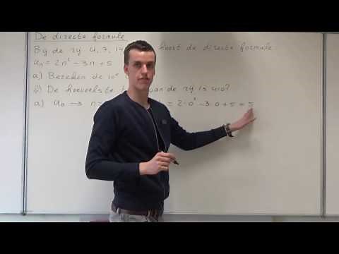 Directe formule (VWO wiskunde A)