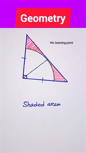 21K views · 59 reactions | Calculate the area of the shaded region. #education #information | Hic Learning Point | Facebook