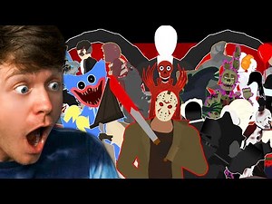 Reacting to HORROR BATTLE ROYALE!