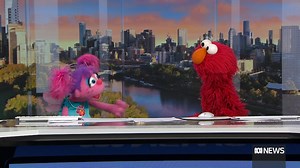 Sesame Street takes over ABC NEWS Breakfast. Elmo and Abby Cadabby took control of the desk and shared hair and hygiene tips. | ABC News