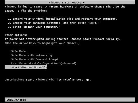 Windows Failed To Start. File: \\Boot\\BCD 0xc00000f [Tutorial]