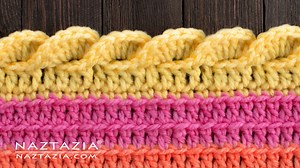 Crochet Wavy Shell Border Edging