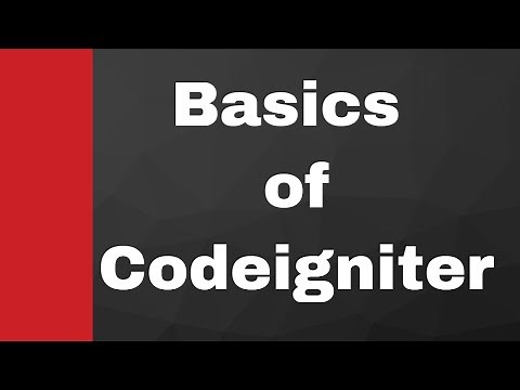 Beginner Tutorials for Codeigniter - Basics of Codeigniter 2022 - Tutorialsfor.com
