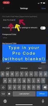 How to type in the Pro Code to unlock the watch face