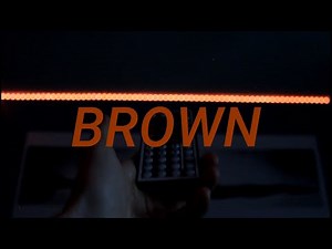 How to make BROWN on LED Light Strips! (Custom DIY Light Strip Colors #29)