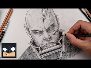 How To Draw Darth Vader | Star Wars Sketch Tutorial (Step by Step) - Videos For Kids