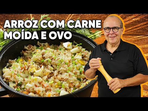 RICE WITH GROUND BEEF AND EGG EASY AND QUICK TO MAKE! SIMPLE AND TASTY! - CHEF TAICO