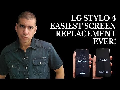 LG Stylo 4 Cracked Screen Repair Replacement - An Easy How To Repair Video