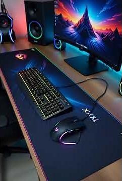 Full Desk XXXXL Mouse Pad Setup | Ultimate RGB Gaming