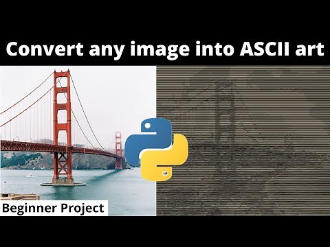 Convert any image into ASCII art with Python (explained beginner project)