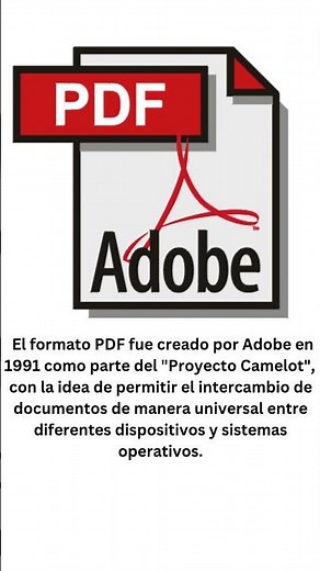 ¿Sabías que las siglas PDF significan Portable Document Format? #tecnología #tecnología