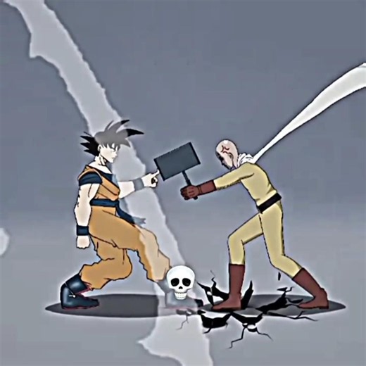 🔥 GOKU vs SAITAMA 😈 Troll Face Ending! Who Wins? 💀