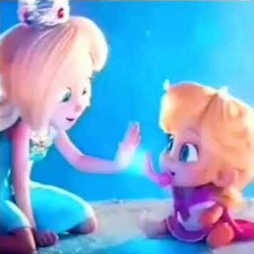 princess peach with her own sister name rosalina they were only the two sisters