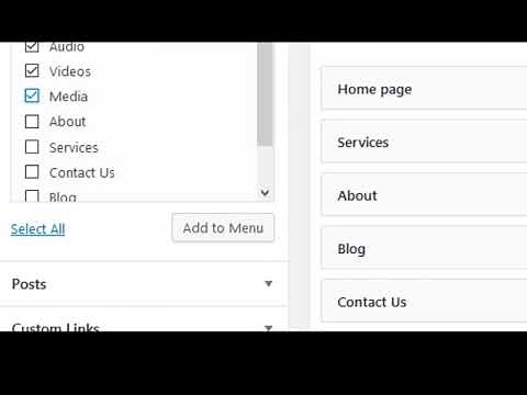 Creating Sub Menu Items in WordPress