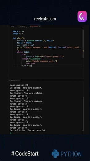 🌡️ Warmer or Colder Hints