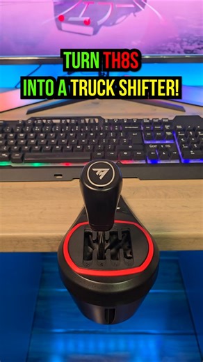 Thrustmaster TH8S + Truck Knob = Game Changer! #Thrustmaster #TH8S #SimRacing #ets2 TS #truckingsims