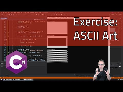 E.4 ASCII Art - Learning C#