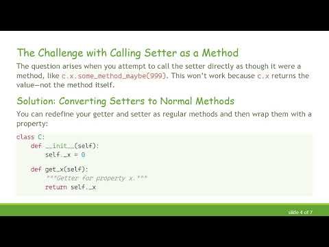 Is it Possible to Call a Setter as a Method in Python?
