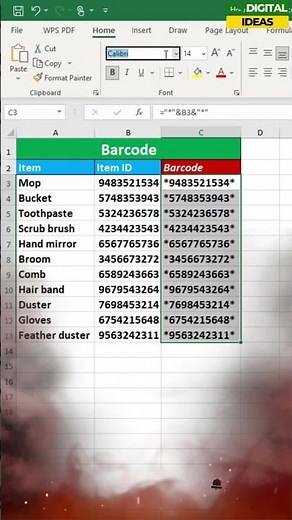 How to Create Barcodes in Excel Easily | How to Generate Barcode in Excel #barcode #exceltips