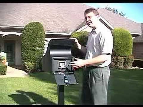 Secure Mail Vault Keyless Locking Mailbox with post 20308
