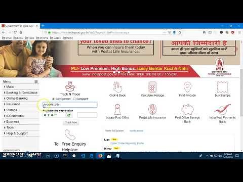 How to track Speed Post online - India Post